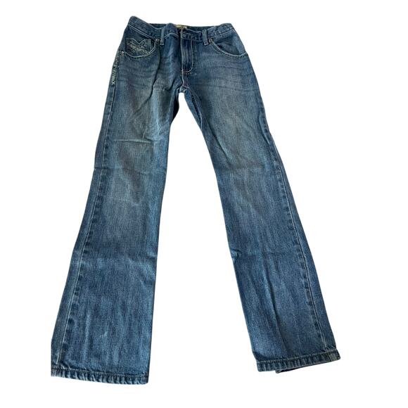 Sofia Dark Wash Blue Denim Flare Wide Leg Jeans Women's Size 25 - Picture 3 of 8